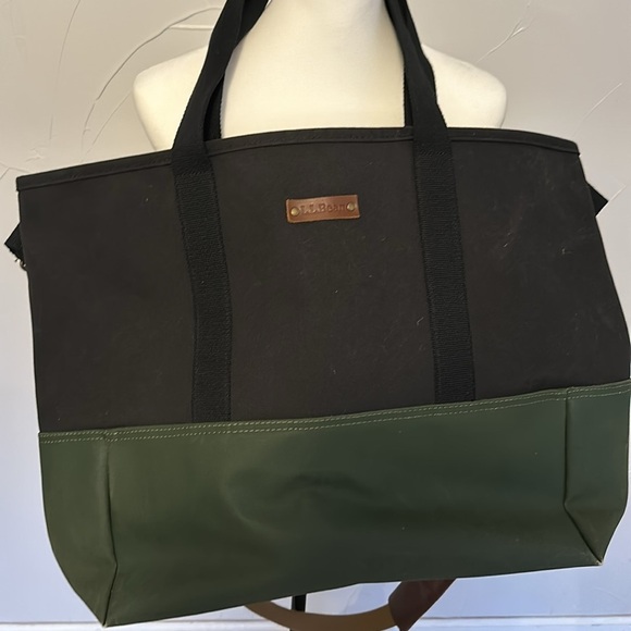L.L.Bean Nor’Easter Oversized Canvas Bag GUC - Picture 2 of 7